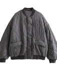 Helvano | Lockere Bomberjacke für Damen in Grau