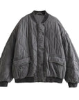 Helvano | Lockere Bomberjacke für Damen in Grau
