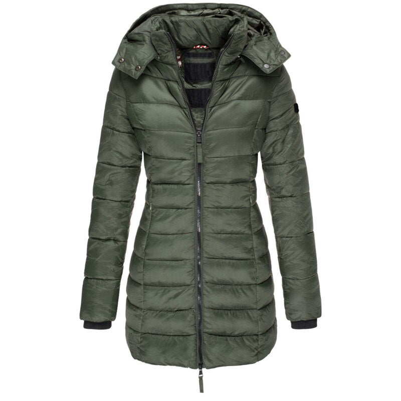 Helvano | Damen Winterjacke mit Kapuze