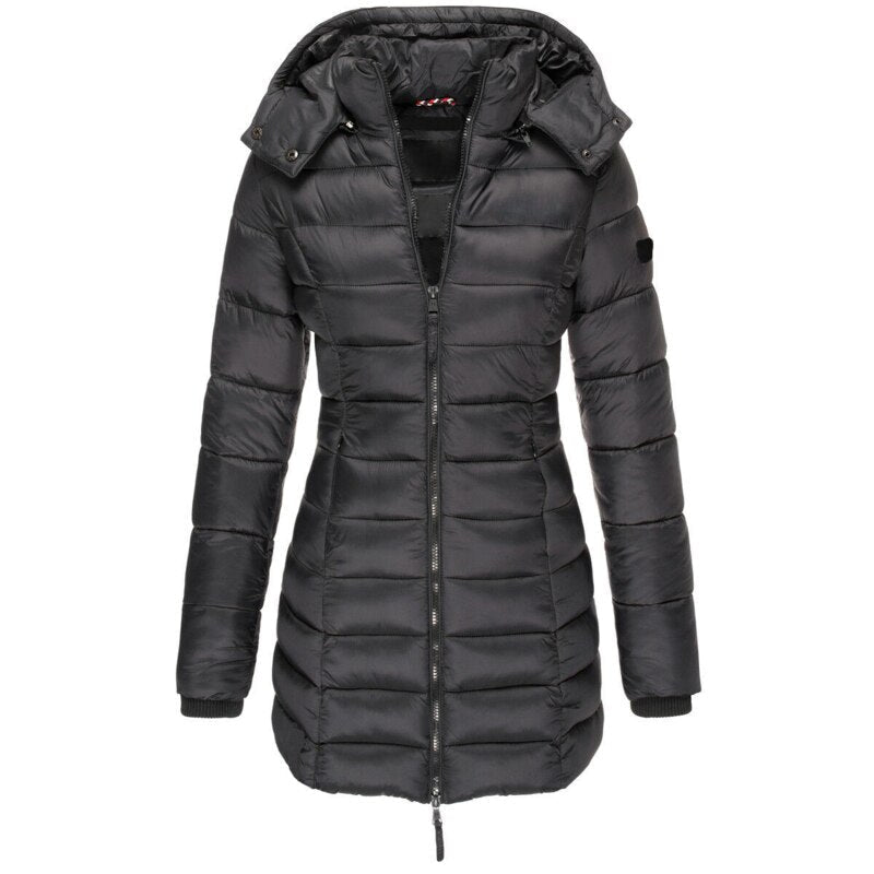 Helvano | Damen Winterjacke mit Kapuze