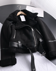 Helvano | Damen Bomberjacke in Lederoptik