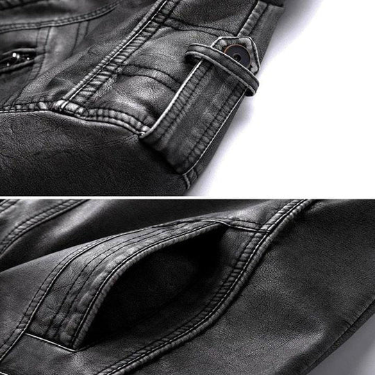 Helvano | Herren Jacke in Lederoptik