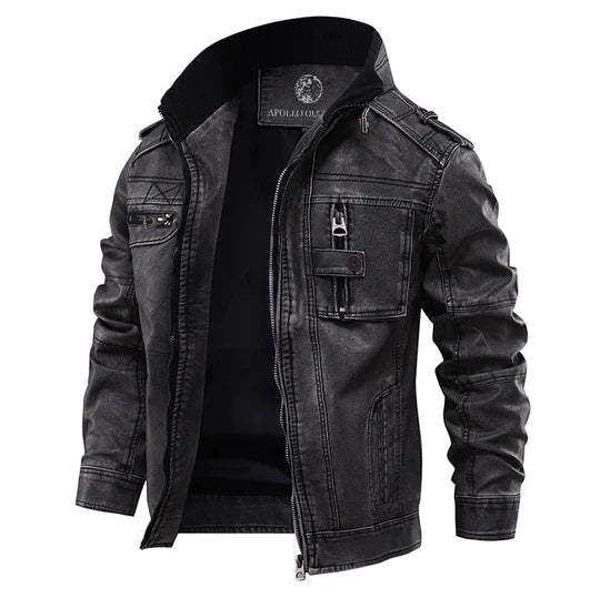 Helvano | Herren Jacke in Lederoptik