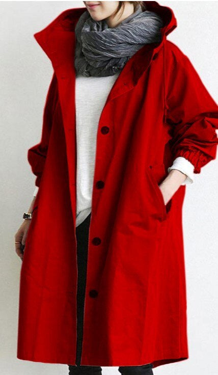 Helvano | Langer Trenchcoat für Damen