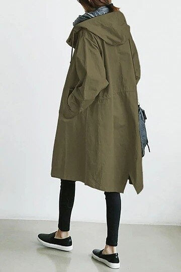 Helvano | Langer Trenchcoat für Damen