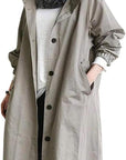 Helvano | Langer Trenchcoat für Damen
