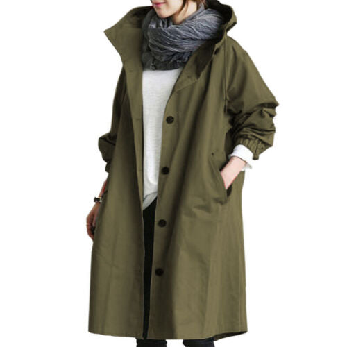 Helvano | Langer Trenchcoat für Damen