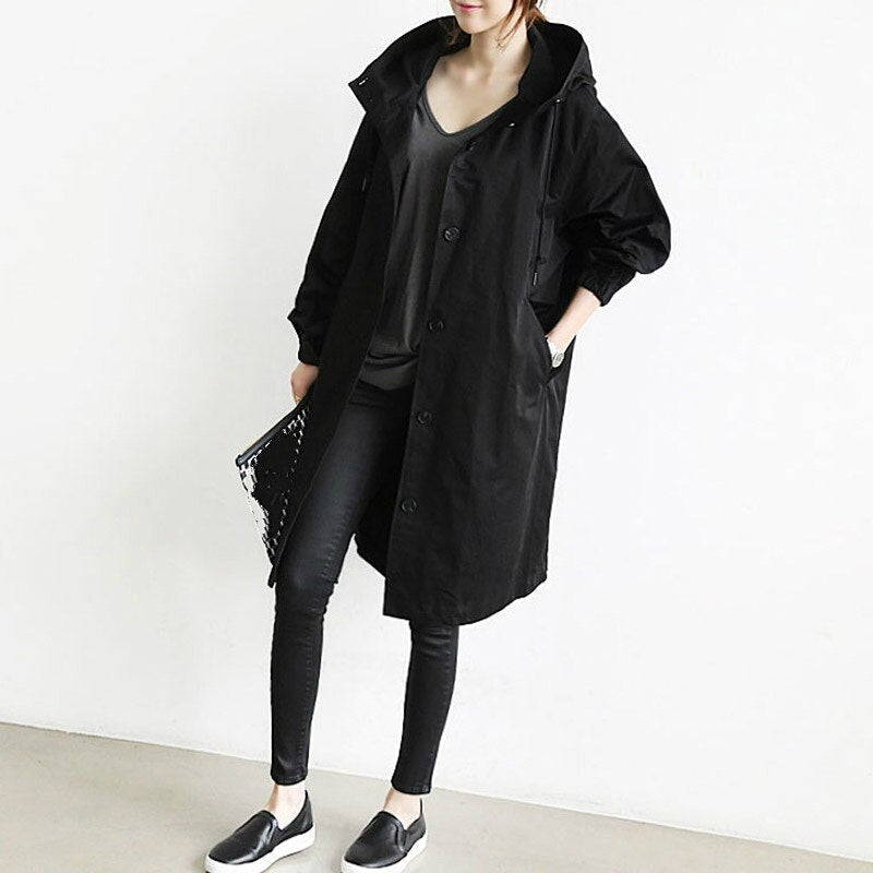 Helvano | Langer Trenchcoat für Damen