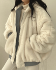 Helvano | Damen Wendejacke mit Kapuze