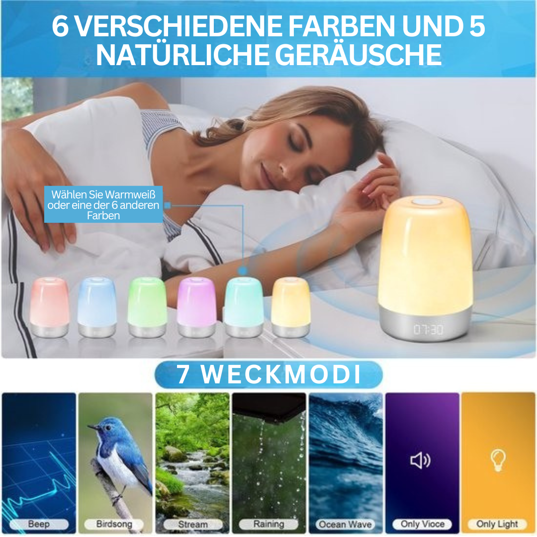 Helvano | Lichtwecker mit Sonnenaufgang &amp; Naturklängen