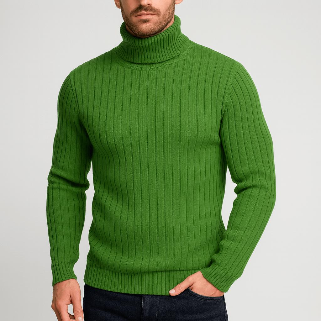 Helvano | Schmaler Merinowoll-Rollkragenpullover für Herren