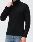 Helvano | Schmaler Merinowoll-Rollkragenpullover für Herren