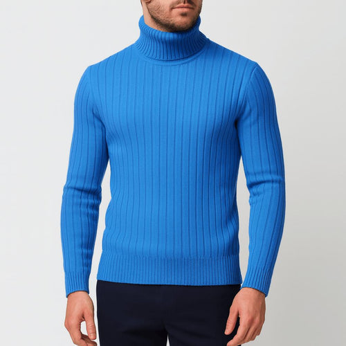 Helvano | Schmaler Merinowoll-Rollkragenpullover für Herren