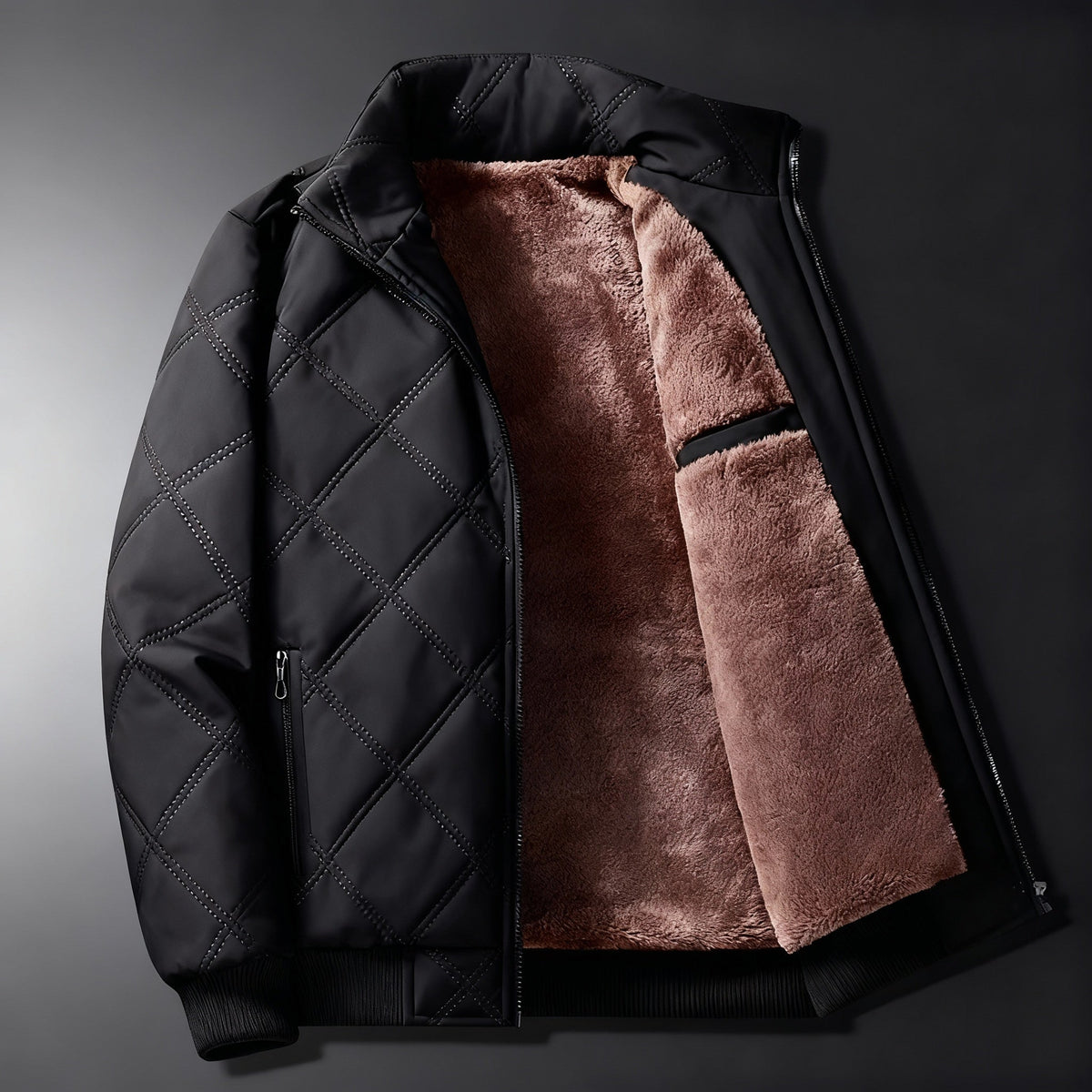 Helvano | Gesteppte Fleecejacke für Herren