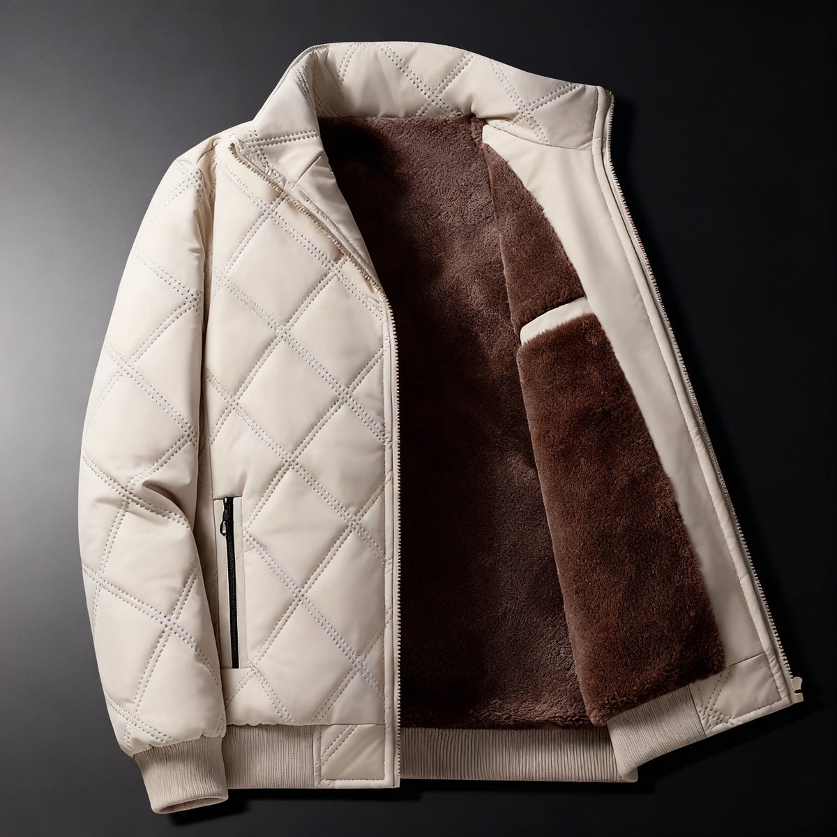 Helvano | Gesteppte Fleecejacke für Herren