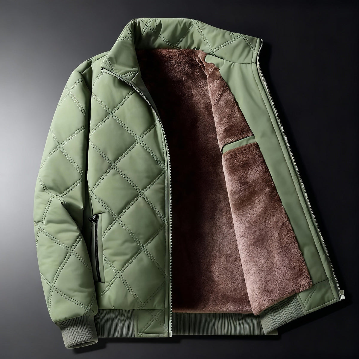 Helvano | Gesteppte Fleecejacke für Herren