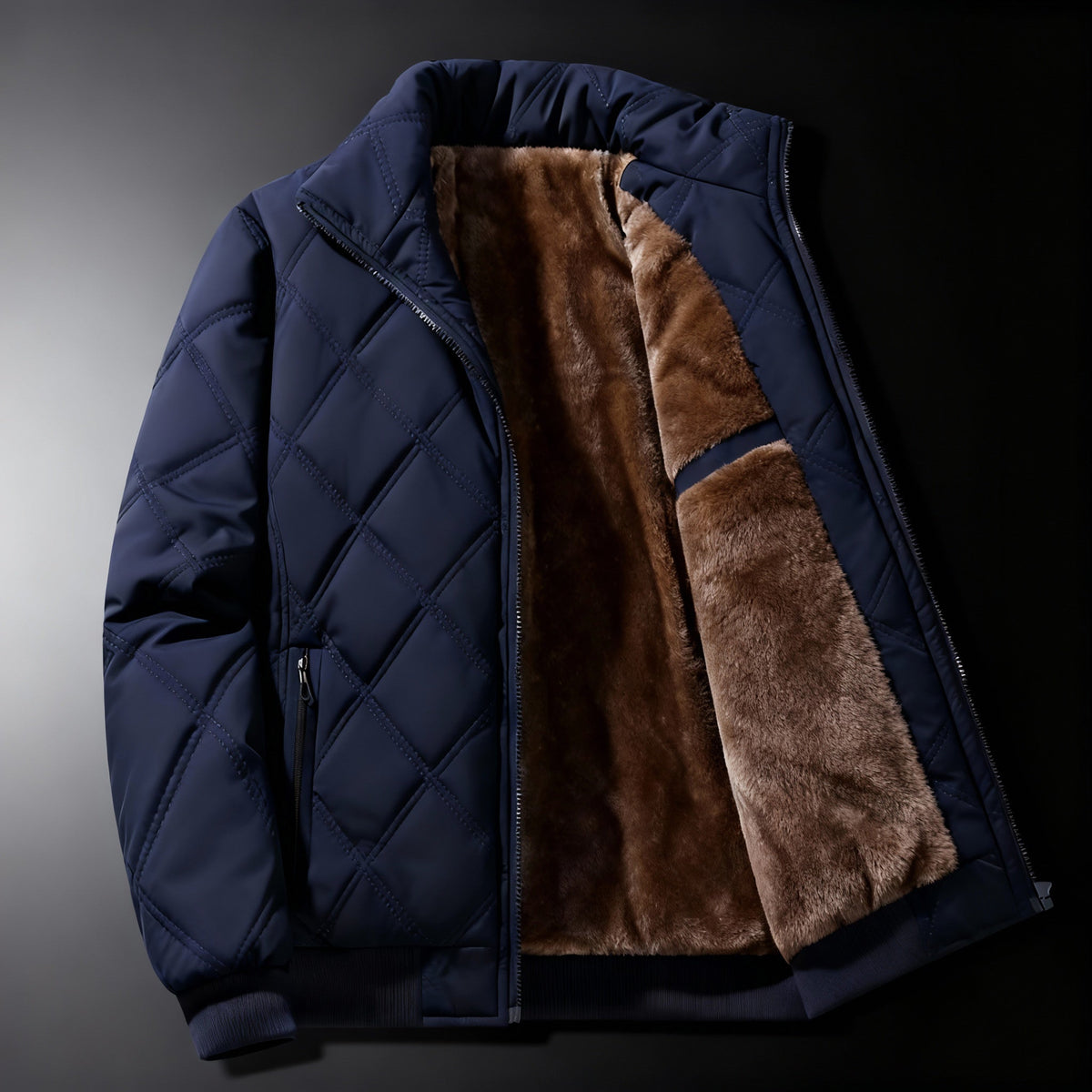 Helvano | Gesteppte Fleecejacke für Herren
