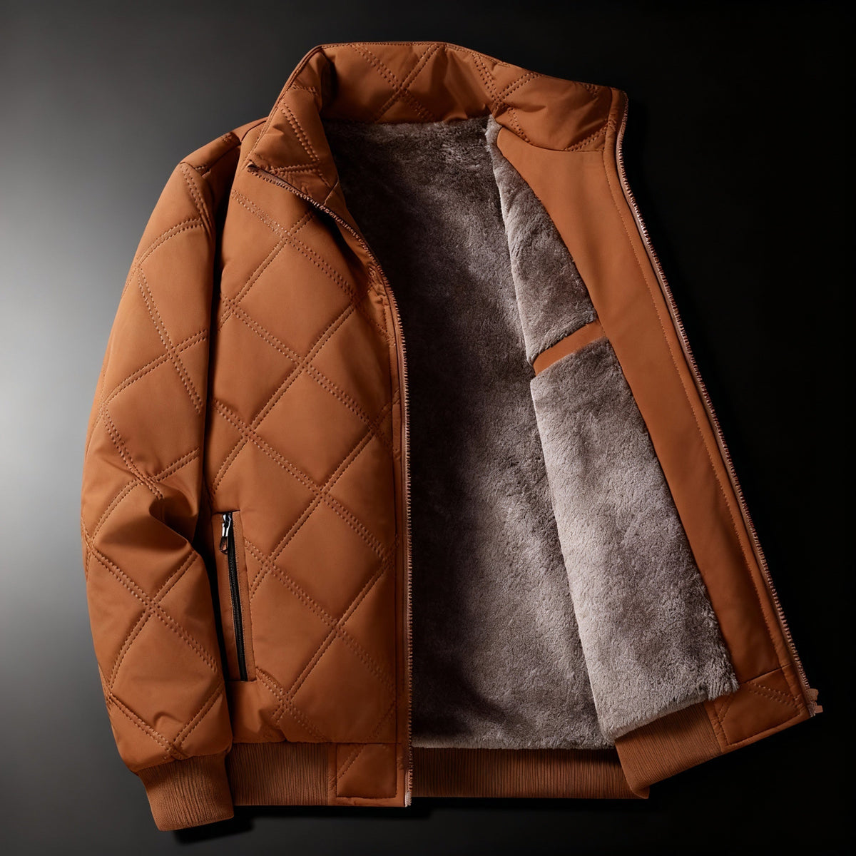 Helvano | Gesteppte Fleecejacke für Herren