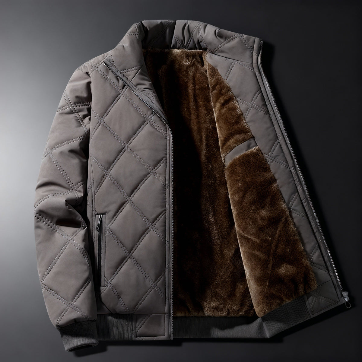 Helvano | Gesteppte Fleecejacke für Herren