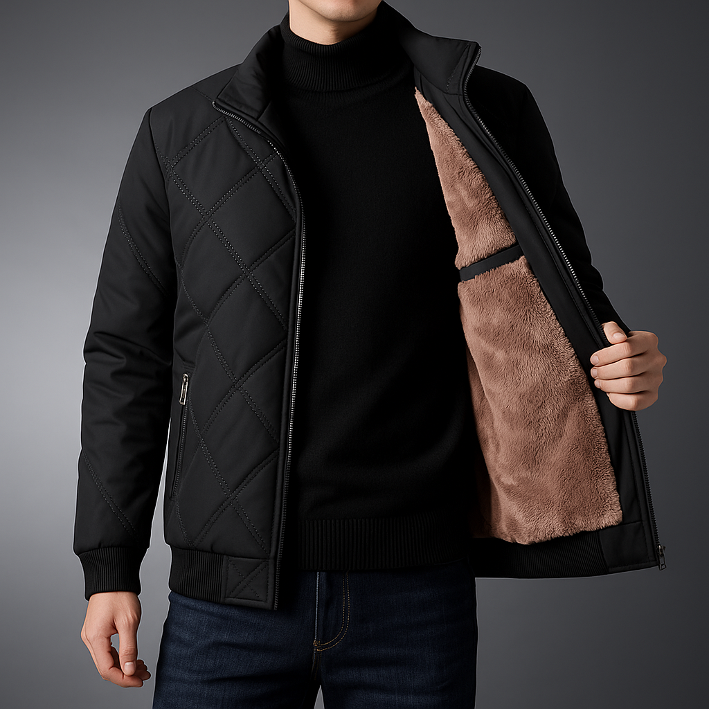 Helvano | Gesteppte Fleecejacke für Herren