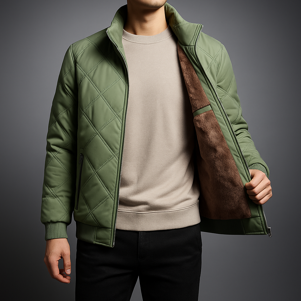 Helvano | Gesteppte Fleecejacke für Herren
