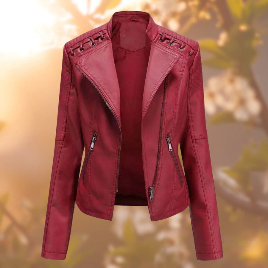 Helvano | Damen Jacke in Lederoptik