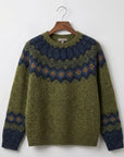 Helvano | Damen-Sweatshirt mit Nordic-Muster