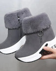 Helvano | Gefütterte Stiefel mit Seitenreissverschluss für Damen