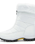 Helvano | Gefütterte Schnürstiefel mit Reissverschluss für Damen