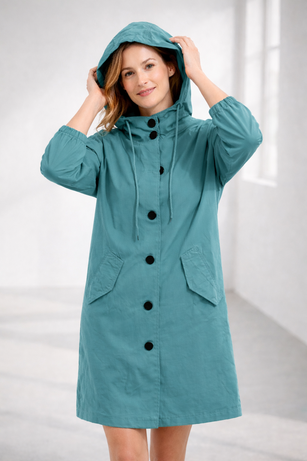 Helvano | Kapuzenjacke in mittlerer Länge für Damen