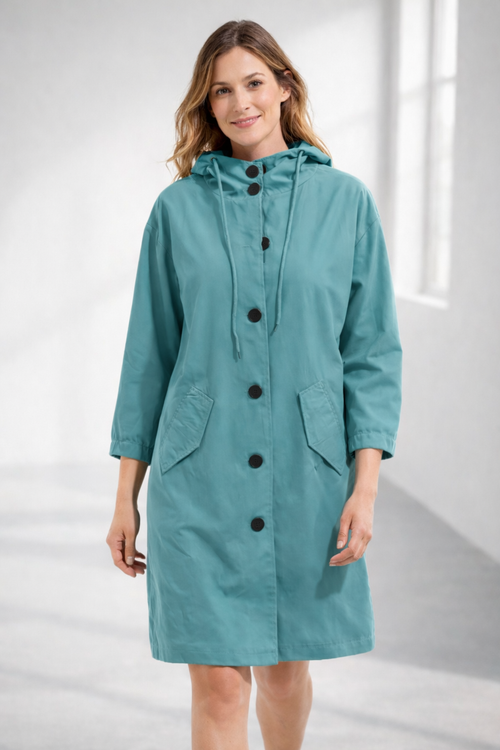 Helvano | Kapuzenjacke in mittlerer Länge für Damen