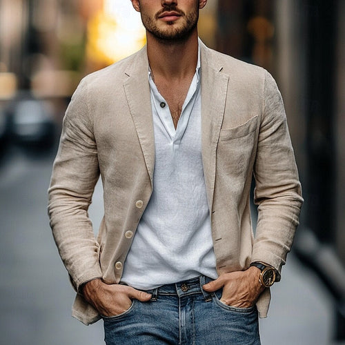 Helvano | Leichte Leinen-Blazer für Herren