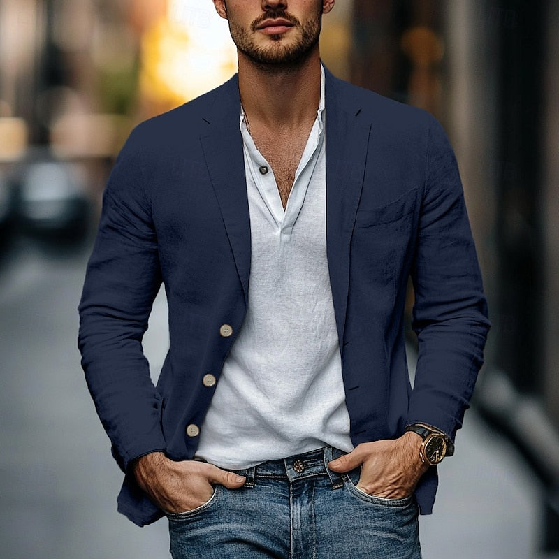 Helvano | Leichte Leinen-Blazer für Herren