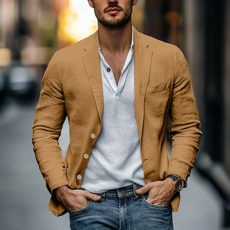 Helvano | Leichte Leinen-Blazer für Herren