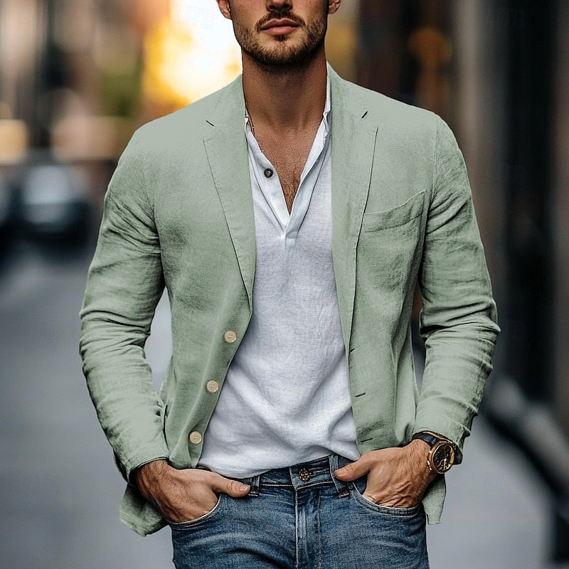 Helvano | Leichte Leinen-Blazer für Herren