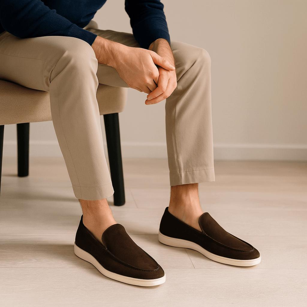 Helvano | Herren Wildleder-Slipper
