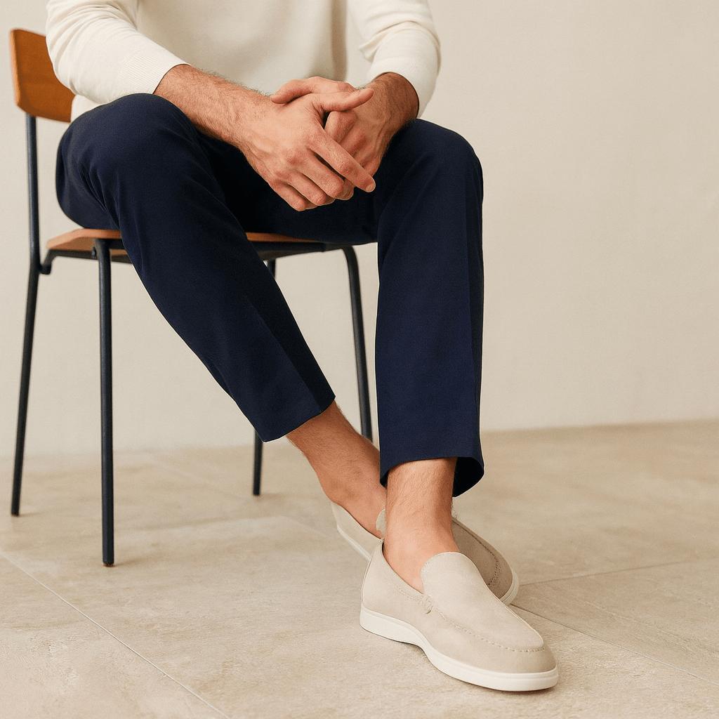 Helvano | Herren Wildleder-Slipper