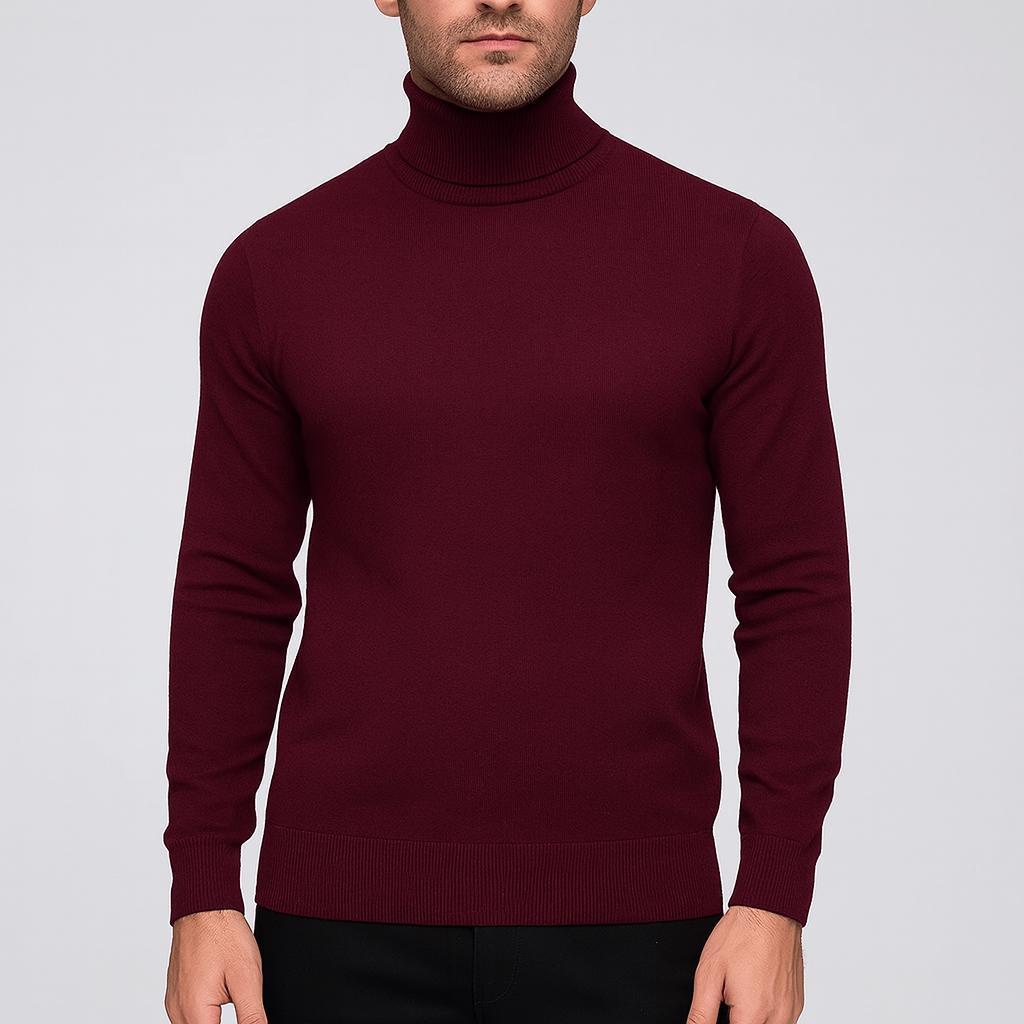 Helvano | Rollkragenpullover aus Baumwollmischung für Herren