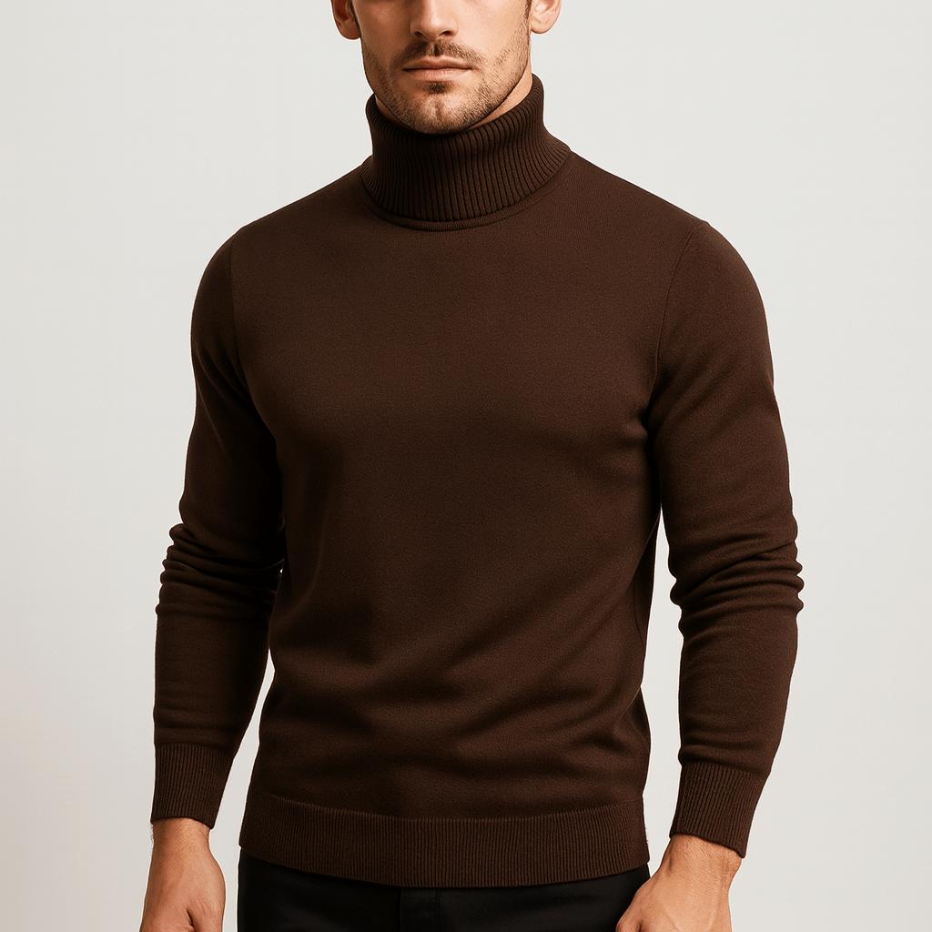 Helvano | Rollkragenpullover aus Baumwollmischung für Herren