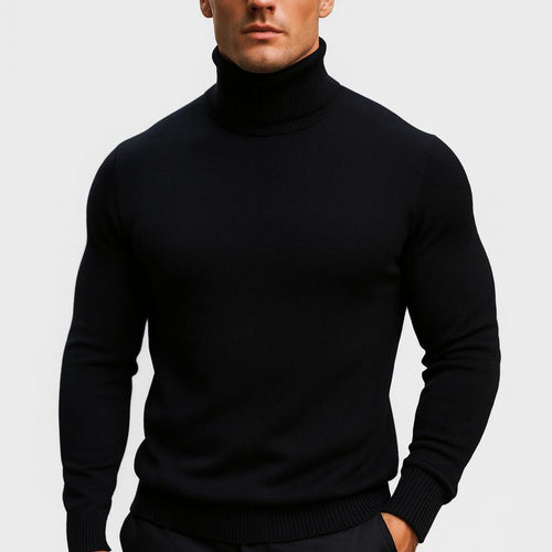 Helvano | Rollkragenpullover aus Baumwollmischung für Herren