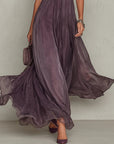 Helvano | Vintage-Sommerkleid für Damen in Violett