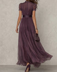 Helvano | Vintage-Sommerkleid für Damen in Violett