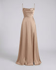 Helvano | Elegantes Seiden-Maxikleid für Damen