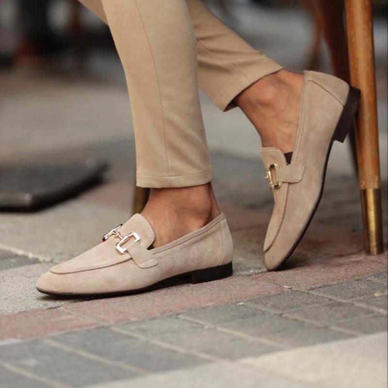 Helvano | Wildleder-Loafer für Damen mit Trensen-Detail