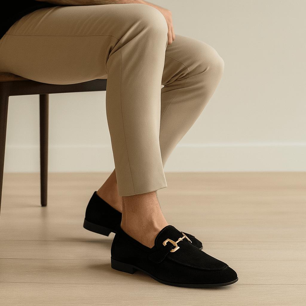 Helvano | Wildleder-Loafer für Damen mit Trensen-Detail
