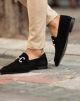 Helvano | Wildleder-Loafer für Damen mit Trensen-Detail