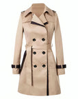 Helvano | Langer Trenchcoat für Damen