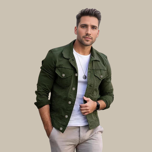 Helvano | Klassische Jeansjacke für Herren