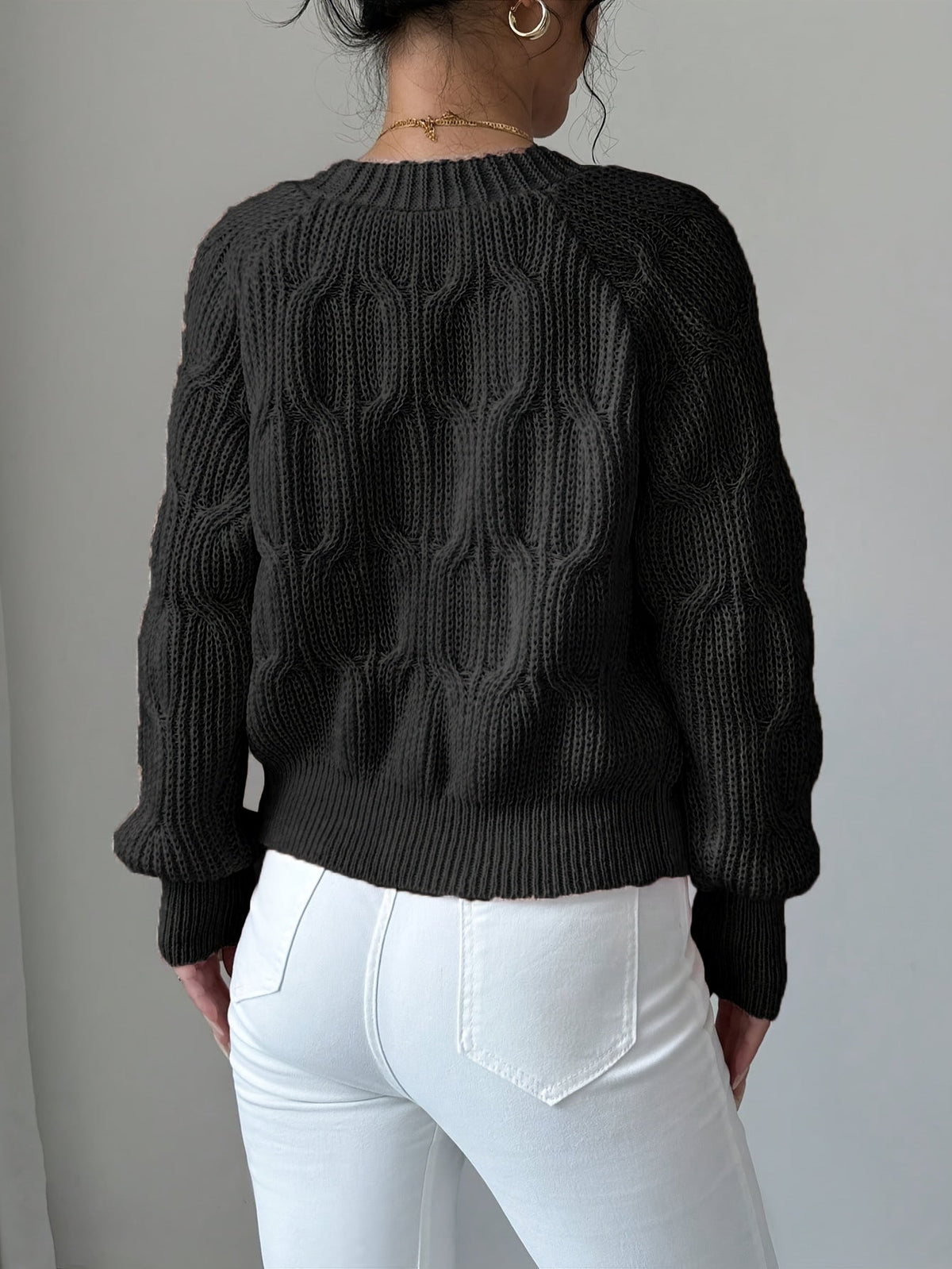 Helvano | Strickjacke mit Schleifendetail für Damen