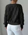 Helvano | Strickjacke mit Schleifendetail für Damen